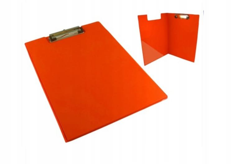 DESKA CLIPBOARD PODKŁADKA - A4 CZERWONA ZAMYKANA