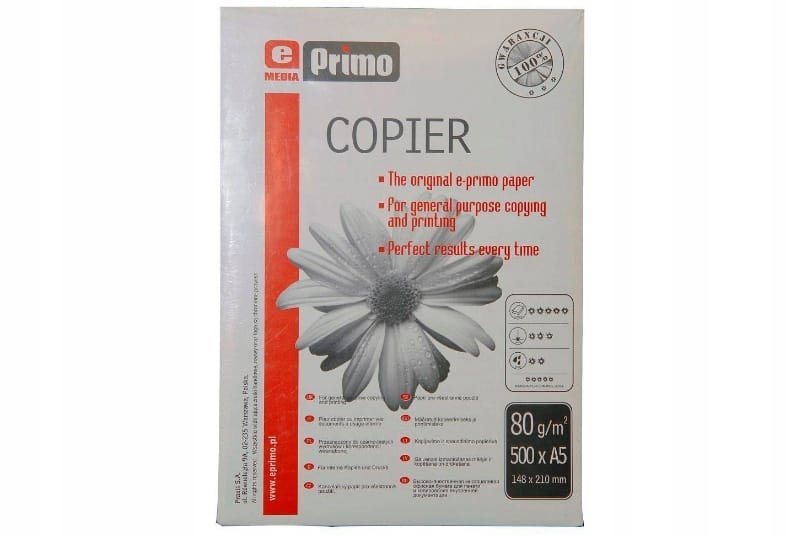 PAPIER KSERO BIUROWY ----- A5 ----- 80g