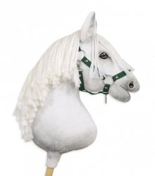 Kantar regulowany dla konia Hobby Horse A3 - butelkowa zieleń