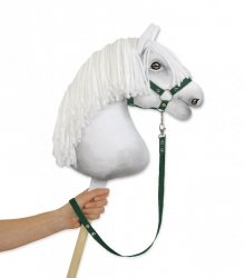 Uwiąz dla Hobby Horse z taśmy – butelkowa zieleń