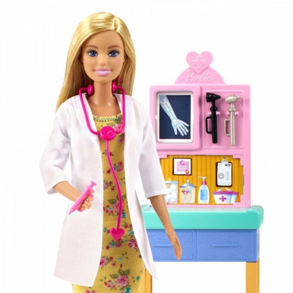 Mattel Lalka Barbie Kariera zestaw Pediatra