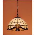 Lampa żyrandol zwis witraż Classic 2 23cm 