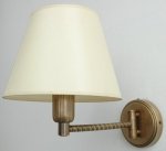 Kinkiet mosiężny,lampa ścienna z mosiądzu