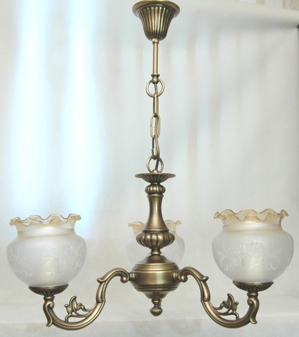 Żyrandol mosiężny,lampa wisząca mosiężna