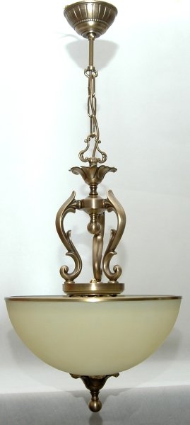 Żyrandol mosiężny,lampa wisząca mosiężna