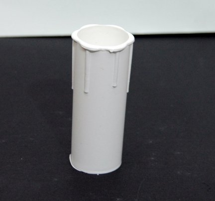 Gilza świeczka osłonka do lamp 32/30 BIAŁA 88mm