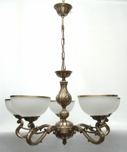 Żyrandol mosiężny,lampa wisząca mosiężna