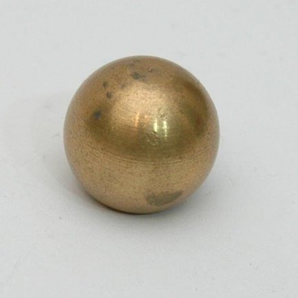 2x kulka mosiężna 20mm z gwintem M10x1 nakrętka kołpak