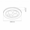 Plafon BUBBLES 24W Ø390 mm ML6392 Milagro  