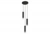 RABATY - Ina - lampa wisząca 3 płomienna czarny mat 340833-30 (od 10% rabatu w koszyku)