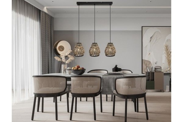 RABATY Carmina - lampa wisząca czarny mat 342003-30 (od 10% rabatu w koszyku)