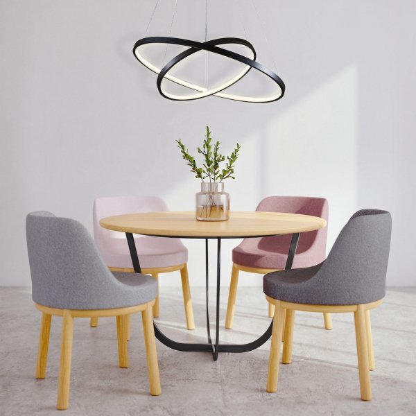 Lampa wisząca LED LEA 2 czarna 329172 Sanico Goldlux