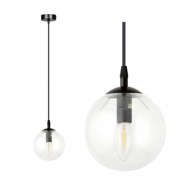Lampa wisząca COSMO 1 BL TRANSPARENTNY 711/1 ( od 5 % rabatu w koszyku)