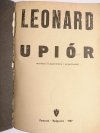 UPIÓR - Leonard 1987