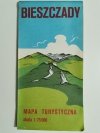 BIESZCZADY. MAPA TURYSTYCZNA 1: 75 000 1980
