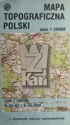 MAPA TOPOGRAFICZNA POLSKI 1:200 000. ŁEBA I LĘBORK