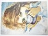 DZIEWCZYNKA Z GOŁĄBKIEM MAL. D. MUSZYŃSKA-ZAMORSKA