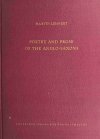 POETRY AND PROSE OF THE ANGLO-SAXONS - Martin Lehnert