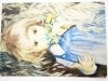 DZIEWCZYNKA Z NIEZAPOMINAJKAMI MAL. D. MUSZYŃSKA-ZAMORSKA
