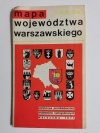 MAPA WOJEWÓDZTWA WARSZAWSKIEGO 1: 500 000 1971