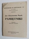 PRZEWODNIK PO LEKTURACH NR 32 PAMIĘTNIKI – J. CH. PASEK 1991