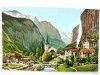 LAUTERBRUNNEN (797 m) MIT STAUBBACH UND JUNGFRAU