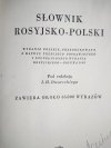 SŁOWNIK ROSYJSKO-POLSKI 1950