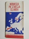 NORWEGIA PN. SZWECJA ISLANDIA 1: 3 000 000 1970