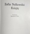 KSIĄŻĘ - Zofia Nałkowska 1976