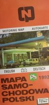 CPN. MAPA SAMOCHODOWA POLSKI 1992