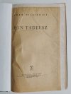 PAN TADEUSZ - Adam Mickiewicz 1950