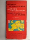 MAPA SAMOCHODOWA EUROPY ZACHODNIEJ 1:2000000
