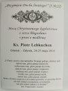 ŚW. FRANCISZEK Z ASYŻU