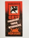 MUZEUM TECHNIKI WOJSKOWEJ. GRYF POBUDZIMY TWOJĄ WYOBRAŹNIĘ. ULOTKA 