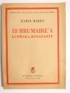 18 BRUMAIRE'A LUDWIKA BONAPARTE - Karol Marks 1949