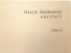 KRZYŻACY TOM I i II - Henryk Sienkiewicz 1978