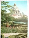 CITTA DEL VATICANO. LA CUPOLA DI S. PIETRO DAI GIARDINI VATICANI