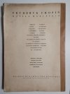 CHOPIN DZIEŁA WSZYSTKIE IX WALCE 1956