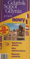 GDAŃSK SOPOT GDYNIA PLAN NOWY 1:26 000