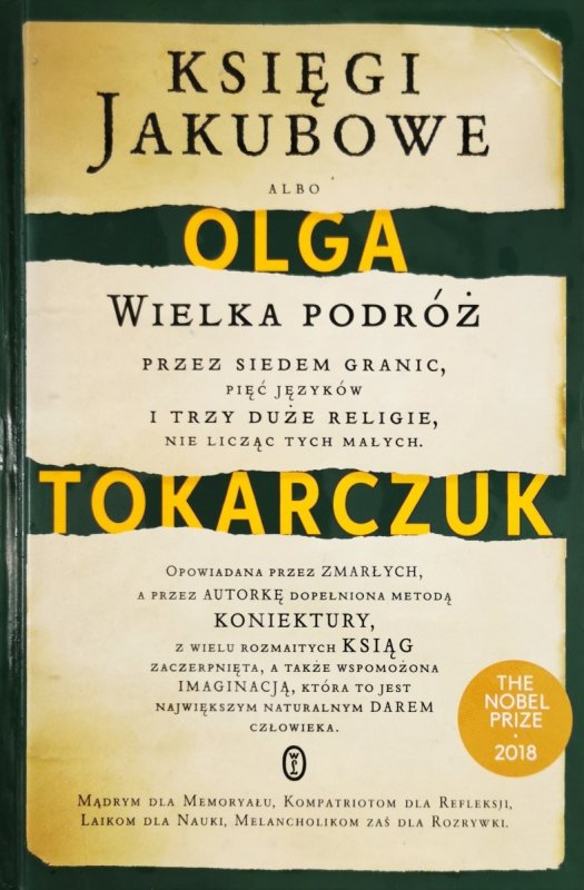 KSIĘGI JAKUBOWE. WIELKA PODRÓŻ - Olga Tokarczuk