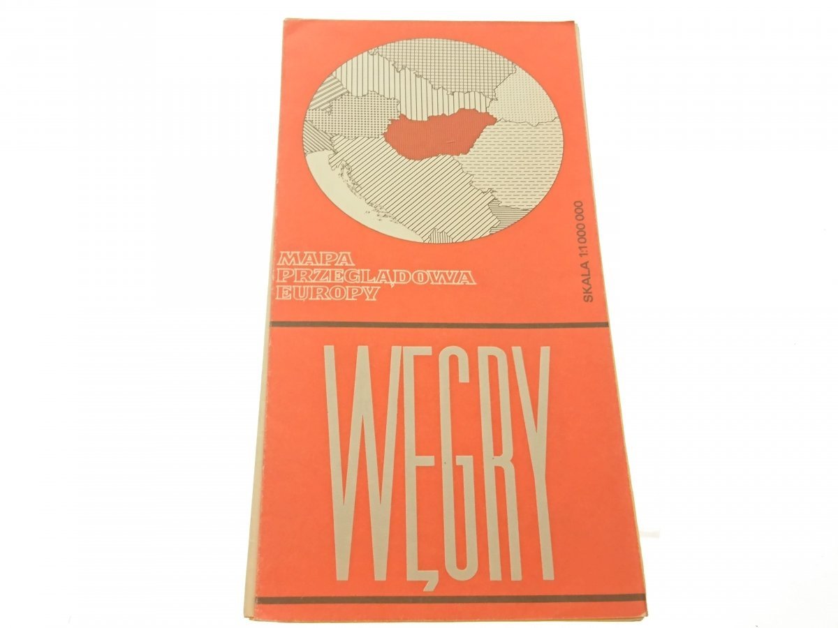 MAPA PRZEGLĄDOWA EUROPY. WĘGRY 1984 - Mapy, atlasy, plany ...
