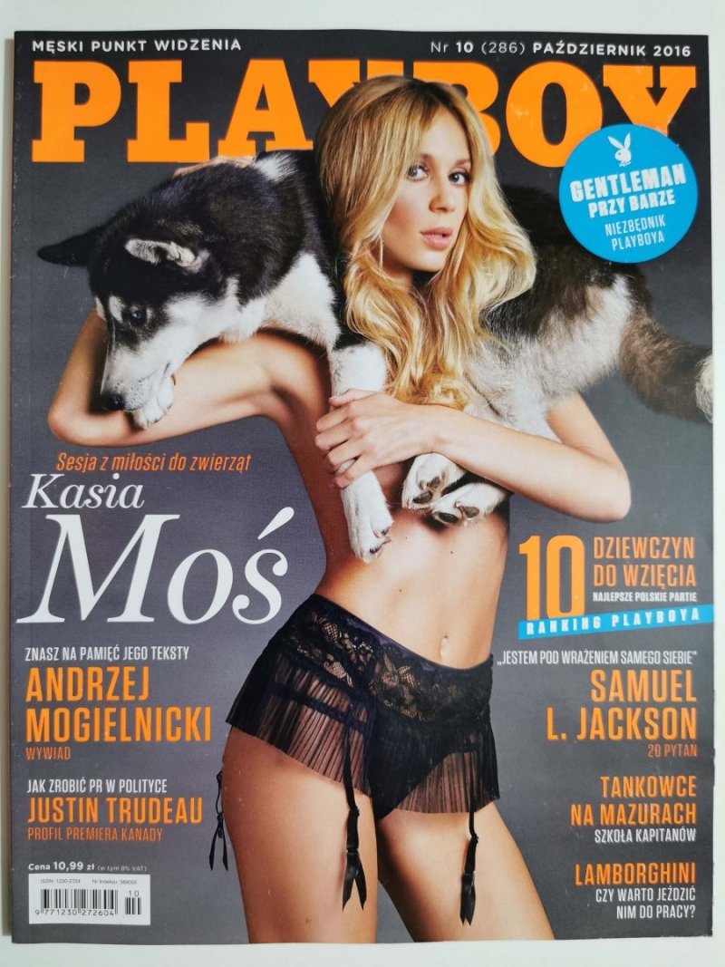 PLAYBOY NR 10 (286) PAŹDZIERNIK 2016 KASIA MOŚ 