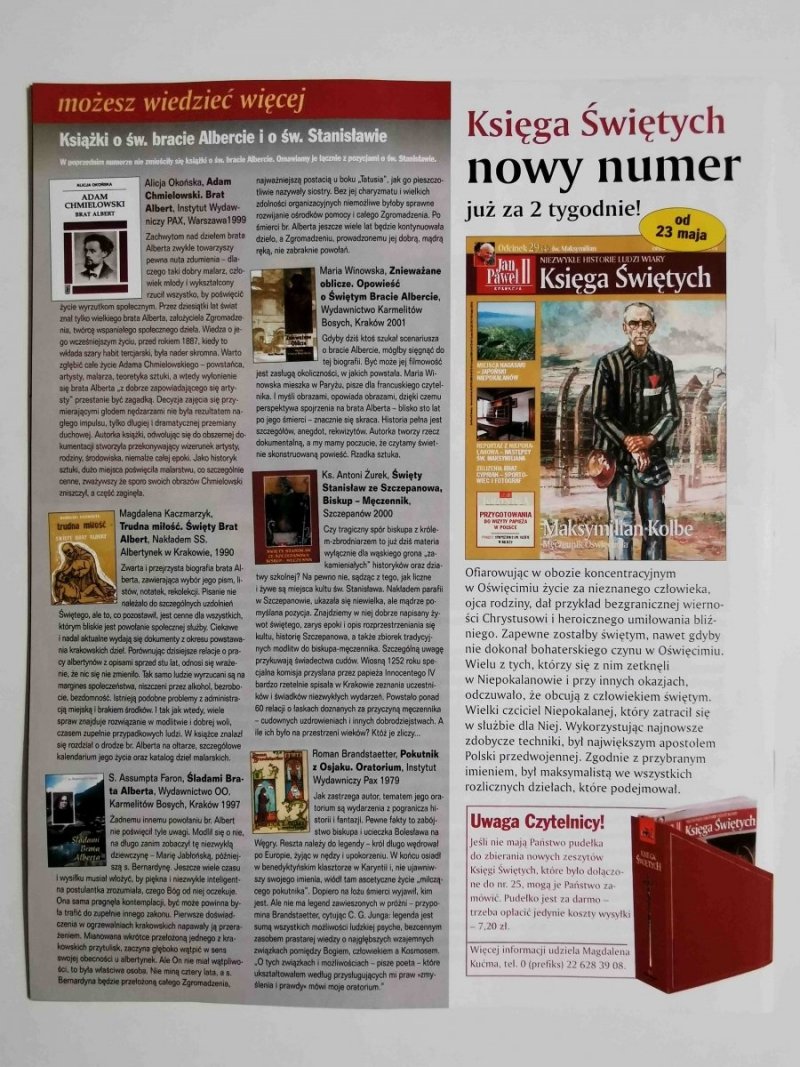 JAN PAWEŁ II KOLEKCJA KSIĘGA ŚWIĘTYCH NR 28 (3)