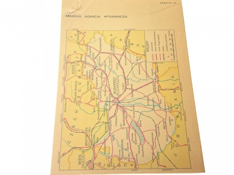 WĘGRY. INFORMATOR TURYSTYCZNY - Boglar 1977