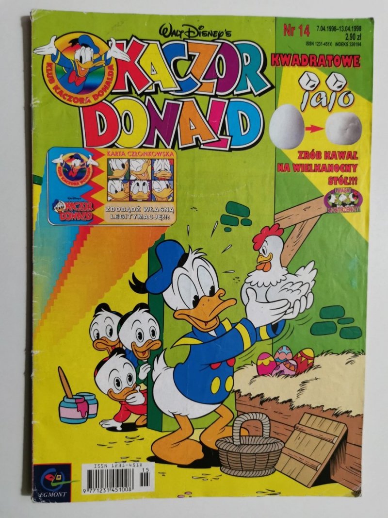 KACZOR DONALD nr 14 – 7.04.1998 – 13.04.1998