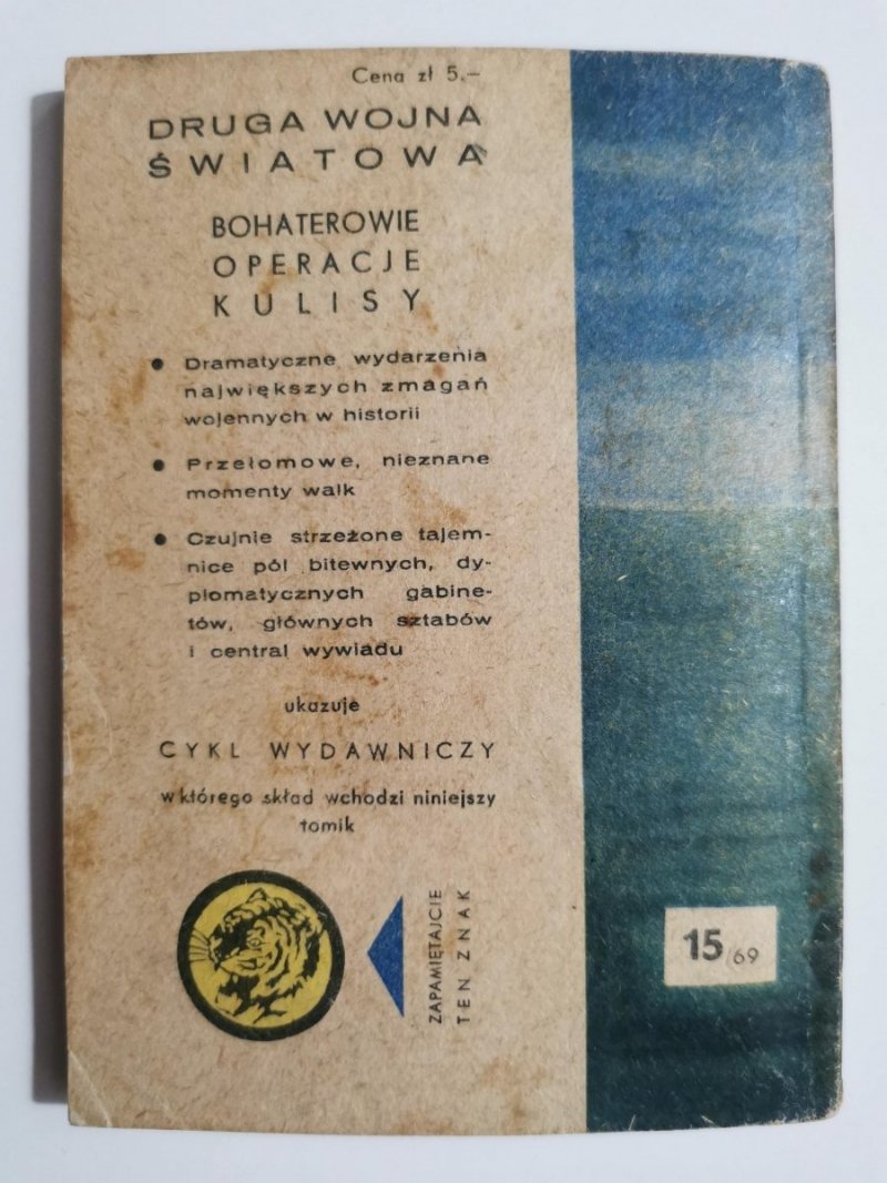 ŻÓŁTY TYGRYS: TAJEMNICZE BRONIE - W. Malten 1969