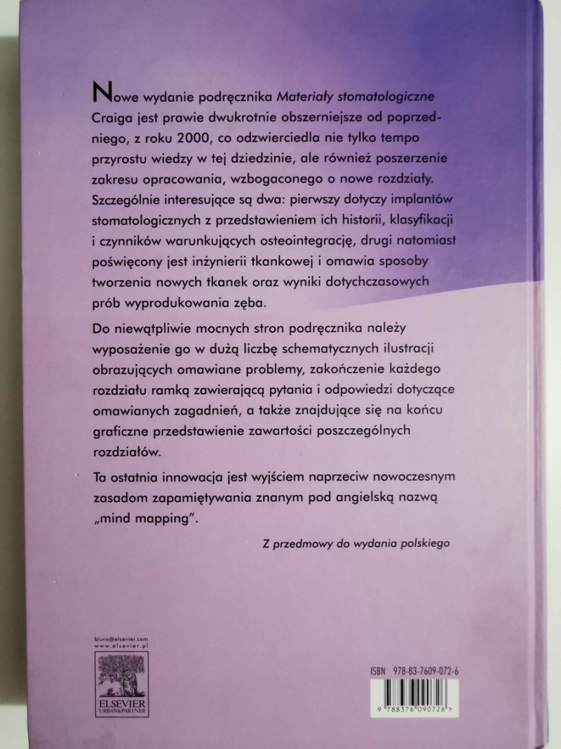 Materiały stomatologiczne - R.G. Craig