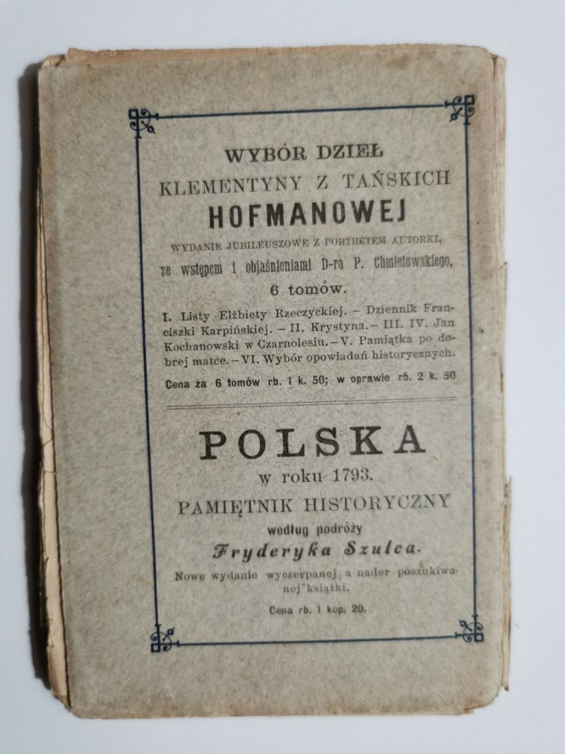 DZIAŁALNOŚĆ KOBIET CZESKICH I ICH UDZIAŁ W ODRODZENIU CZECH 1903 - Antoszka