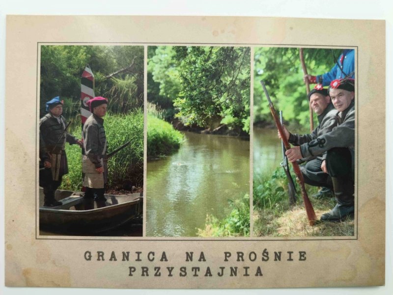 GRANICA NA PROŚNIE PRZYSTAJNIA ŁÓDKA