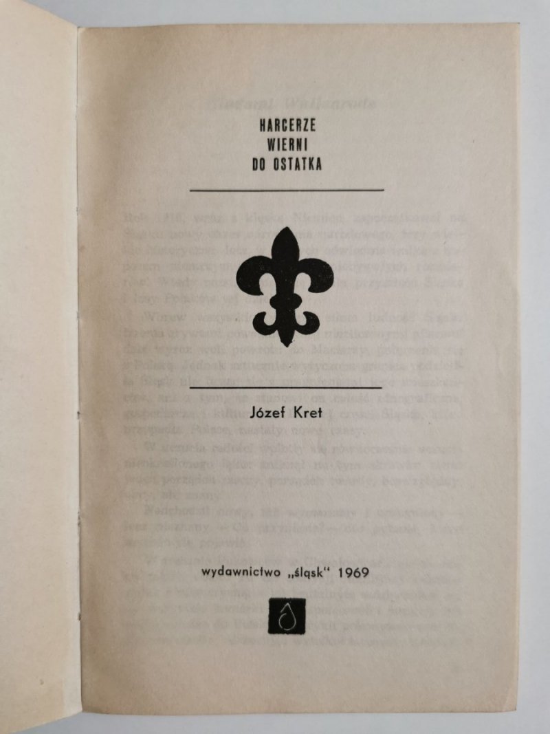 HARCERZE WIERNI DO OSTATKA - Józef Kret 